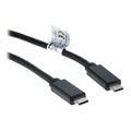 OTB Power Delivery USB-C 3.1 Kabel - 100W, 10Gbps, 1m - Svart