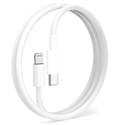 OTB USB-C / Lightning-kabel - iPhone 14/13/12/X/iPad Pro - 1 m - Vit