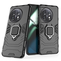 OnePlus 11 Hybridskal med Ringhållare - Svart