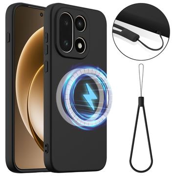 OnePlus 15 Liquid Silikonskal - MagSafe-kompatibelt - Svart