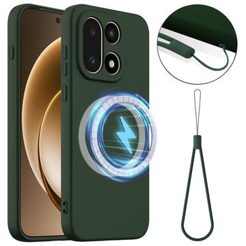 OnePlus 15 Liquid Silikonskal - MagSafe-kompatibelt - Mörk grön