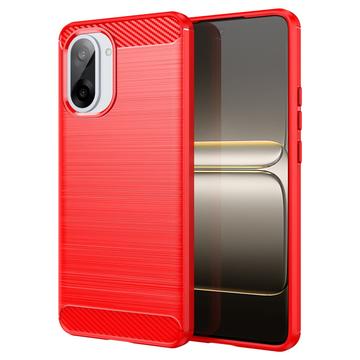 OnePlus Ace 5 Racing/Nord CE5 Borstat TPU Skal - Kolfiber