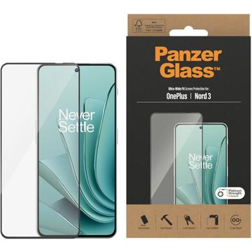 OnePlus Ace 2V/Nord 3 PanzerGlass Ultra-Wide Fit Skärmskydd - Svart Kant