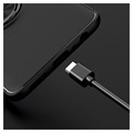 OnePlus Nord N10 5G Magnetiska Ring Grip Skal - Svart