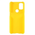 OnePlus Nord N10 5G Gummerat Plastskal - Gul