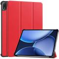 OnePlus Pad 2 Pro/Pad 3/Oppo Pad 4 Pro Tri-Fold Series Smart Folio Fodral - Röd