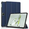 OnePlus Pad Go/Oppo Pad Air2 Tri-Fold Series Smart Foliofodral - Blå