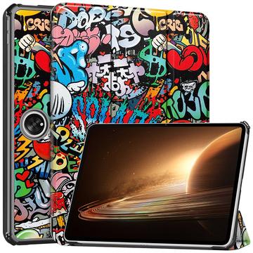 Oppo Pad 2 Tri-Fold Series Smart Foliofodral - Graffiti