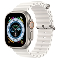 Apple Watch Ultra/8/SE (2022)/7/SE/6/5/4 Havsband MQE93ZM/A - 49mm, 45mm, 44mm - Vit