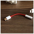 OnePlus USB-C / 3.5mm Kabeladapter - Röd / Vit