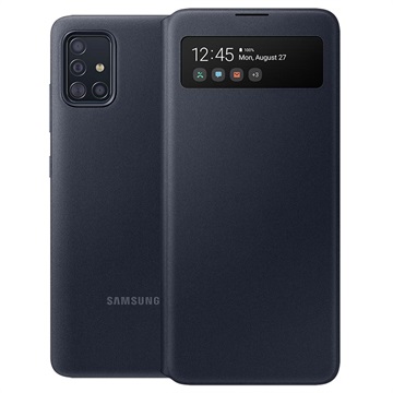 Samsung Galaxy A51 S View Wallet Cover EF-EA515PBEGEU - Svart