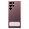 Samsung Galaxy S22 Ultra 5G Clear Standing Skal EF-JS908CTEGWW - Genomskinlig