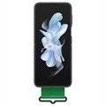 Samsung Galaxy Z Flip4 5G Silikonskal med Rem EF-GF721TBEGWW - Svart