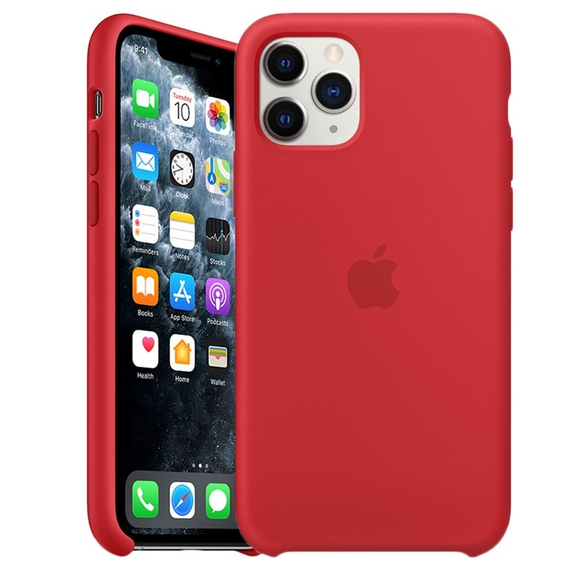 iPhone 11 Pro Apple Silikonskal MWYH2ZM/A Röd
