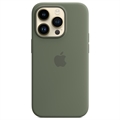 iPhone 14 Pro Apple Silikonskal med MagSafe MQUH3ZM/A - Olivgrön