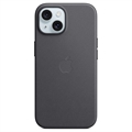 iPhone 15 Apple FineWoven Skal med MagSafe MT393ZM/A - Svart