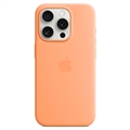 iPhone 15 Pro Apple Silikonskal med MagSafe MT1H3ZM/A - Apelsinsorbet