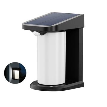 Utomhus LED-lampa/vägglampa med solceller och PIR-rörelsesensor YH0619-PIR - Kallvit