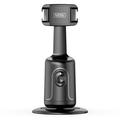 P01 pro 360-graders intelligent Gimbal-kamera med kallsko och bärbar Gimbal-stabilisator - svart