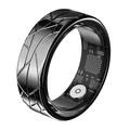 PX02 Crack Design Multifunktionell smart ring med fotokontroll - Storlek: 19mm - Svart