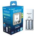 Panasonic Eneloop BQ-CC50 batteriladdare med 2x AA uppladdningsbara batterier 2000mAh