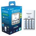 Panasonic Eneloop BQ-CC51 batteriladdare med 4x AA uppladdningsbara batterier 2000mAh