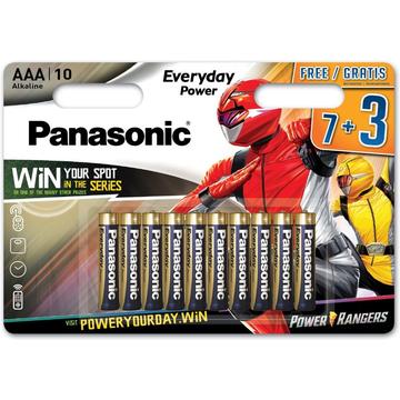 Panasonic Everyday Power AAA-batteri LR03EPS/10BW - 10 st.