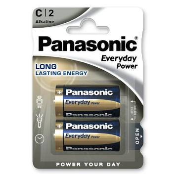 Panasonic Everyday Power LR14/C Alkaliska batterier - 2 st.