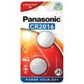 Panasonic Mini CR2016 litium-myntbatterier - 2 st.