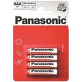 Panasonic R03RZ/4BP AAA-batterier med zink-kol - 4 st.
