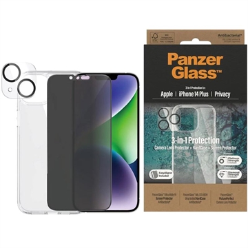 iPhone 14 Plus PanzerGlass 3-i-1 Skyddsset - Privacy