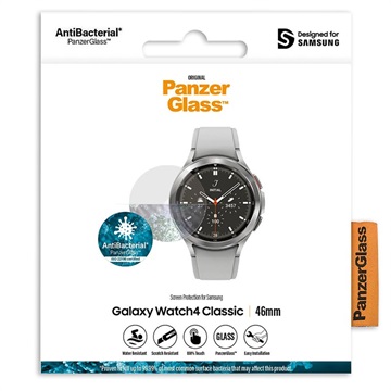PanzerGlass AntiBacterial Samsung Galaxy Watch4 Classic Skärmskydd