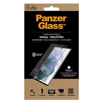 PanzerGlass CF AntiBacterial Samsung Galaxy S22 Ultra 5G Skärmskydd