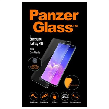PanzerGlass Case Friendly FP Samsung Galaxy S10+ Härdat Glas Skärmskydd