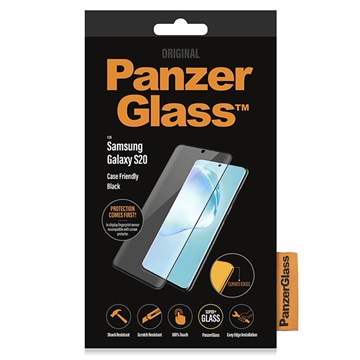 PanzerGlass Case Friendly Samsung Galaxy S20 Skärmskydd - Svart