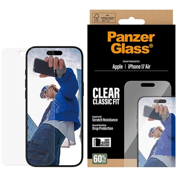 iPhone Air PanzerGlass Classic Fit EasyAligner skärmskydd av härdat glas - 9H