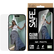 iPhone 17 Pro PanzerGlass Safe Ultra-Wide Fit skärmskydd av härdat glas - 9H - Klar