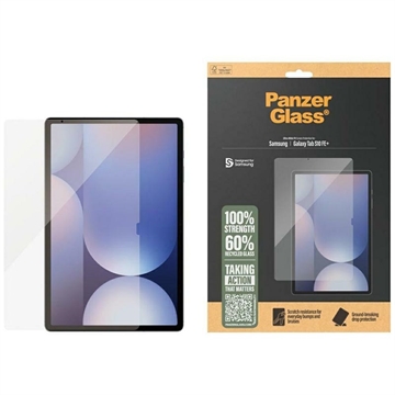 Samsung Galaxy Tab S10 FE+ PanzerGlass Ultra-Wide Fit Skärmskydd - Genomskinlig