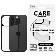 iPhone 16 Pro PanzerGlass Care Urban Combat skal - Svart / Genomskinlig