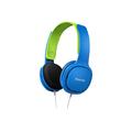 Philips SHK2000BL On-Ear Headset för barn med ljudbegränsare - blå/grön