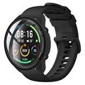 Xiaomi Mi Watch Color Plastskal med Härdat Glas Skärmskydd - Svart
