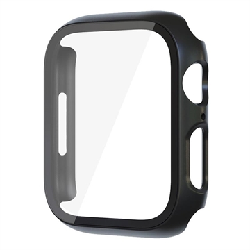 Apple Watch Series 1/2/3 Plastskal med Härdat Glas Skärmskydd - 38mm