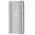 Huawei Mate 10 Luxury Mirror View Flipfodral - Silver