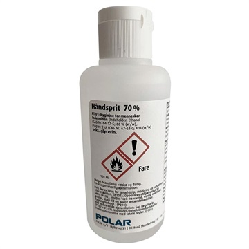 Polar Antibakteriell Handrengöringsgel - 70% Ethanol - 100ml