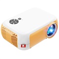 Bärbar Mini LED Projektor med Multimediasystem A10 - 1080p