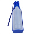 Bärbar Vattenflaska med Skål för Husdjur - 750ml - Blå