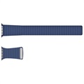Apple Watch Series 7/SE/6/5/4/3/2/1 Premium Läderarmband - 45mm/44mm/42mm - Blå