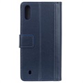 Premium Samsung Galaxy A10 Plånboksfodral med Stativfunktion - Blå