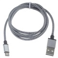Premium USB 2.0 / MicroUSB Kabel - 3m - Vit
