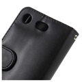 Sony Xperia XZ1 Compact Premium Plånboksfodral med Stativfunktion - Svart